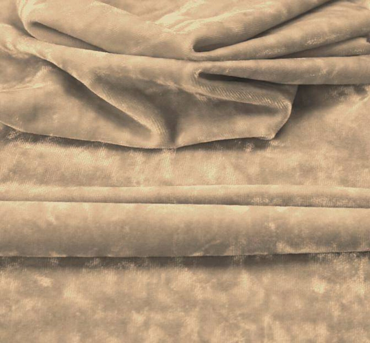 1 Yard Stretch Velvet Crushed Wood Fabric 58/60" Width Apparel Textile